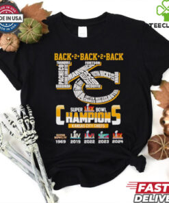 Back 2 back 2 back Super Bowl Champions Kansas City Chiefs shirt