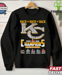 Back 2 back 2 back Super Bowl Champions Kansas City Chiefs shirt