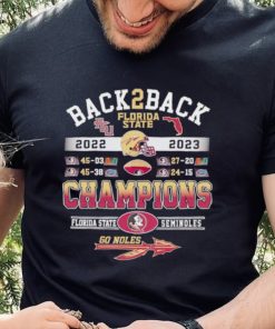 Back 2 back 2022 2023 Florida State Seminoles Champions go Noles hoodie, sweater, longsleeve, shirt v-neck, t-shirt