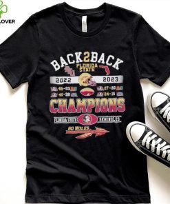 Back 2 back 2022 2023 Florida State Seminoles Champions go Noles hoodie, sweater, longsleeve, shirt v-neck, t-shirt