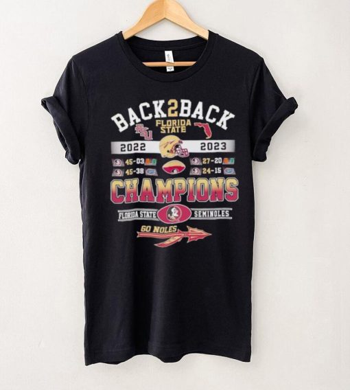 Back 2 back 2022 2023 Florida State Seminoles Champions go Noles hoodie, sweater, longsleeve, shirt v-neck, t-shirt