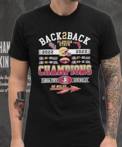 Back 2 back 2022 2023 Florida State Seminoles Champions go Noles hoodie, sweater, longsleeve, shirt v-neck, t-shirt