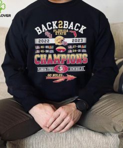 Back 2 back 2022 2023 Florida State Seminoles Champions go Noles hoodie, sweater, longsleeve, shirt v-neck, t-shirt