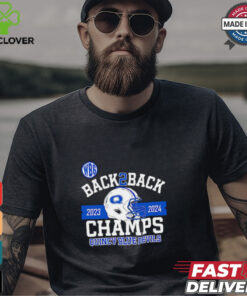 Back 2 back 2023 2024 Champs Quincy Blue Devil shirt