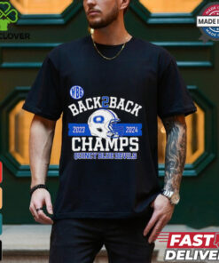 Back 2 back 2023 2024 Champs Quincy Blue Devil shirt