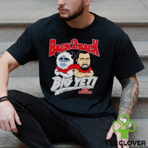 Back 2 back Big Yeti shirt