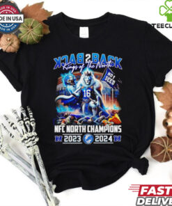 Back 2 back King of the North no 1 seed Detroit Lions mascot shirt