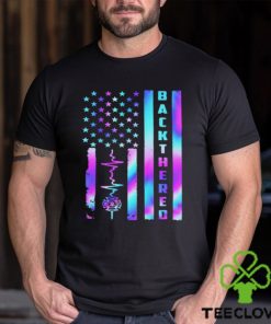 Back The Red Firefighter Flag Shirt