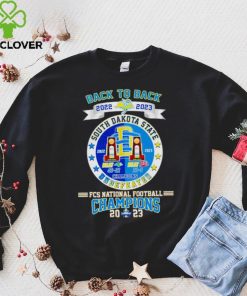 Back To Back 2022 2023 South Dakota State Undefeated FCS National football champions 2023 hoodie, sweater, longsleeve, shirt v-neck, t-shirt