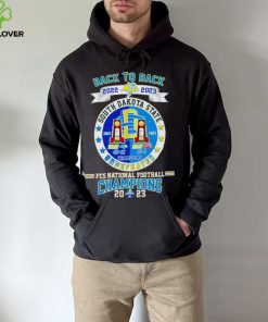 Back To Back 2022 2023 South Dakota State Undefeated FCS National football champions 2023 hoodie, sweater, longsleeve, shirt v-neck, t-shirt