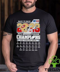 Back To Back 2023 NFC West Division Champions San Francisco 49ers Shirt