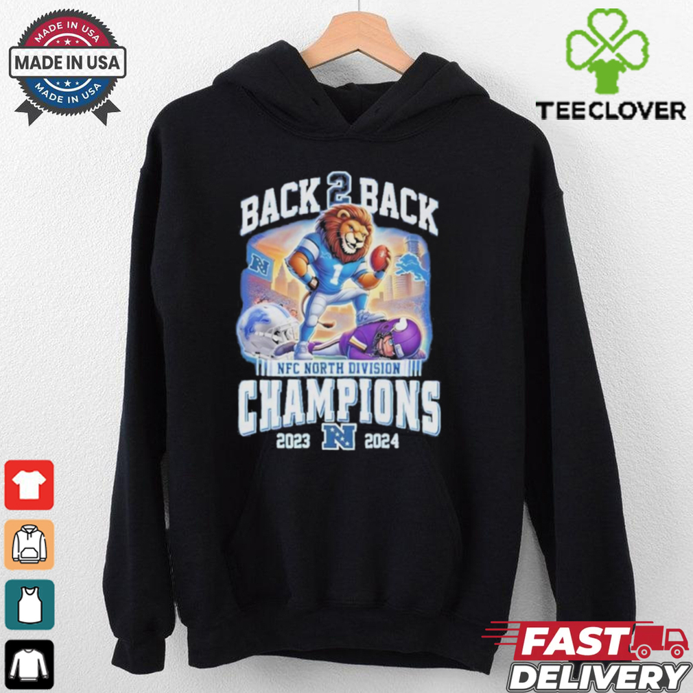 Back To Back NFC North Division Champions Detroit Lions 2023 2024 shirt Back To Back NFC North Division Champions Detroit Lions 2023 2024 shirt
