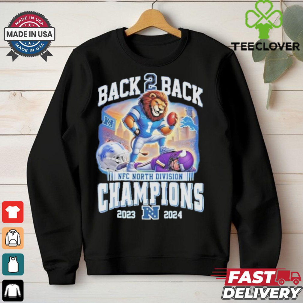 Back To Back NFC North Division Champions Detroit Lions 2023 2024 shirt Back To Back NFC North Division Champions Detroit Lions 2023 2024 shirt