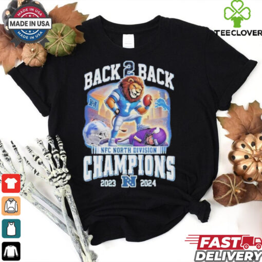 Back To Back NFC North Division Champions Detroit Lions 2023 2024 shirt