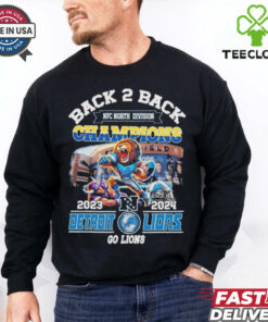 Back To Back NFC North Division Champions Detroit Lions 2025 Go Lions shirt