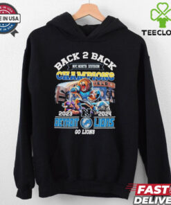 Back To Back NFC North Division Champions Detroit Lions 2025 Go Lions shirt