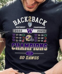 Back To Back North Championship 2022 – 2023 Champions Washington Huskies Go Dawgs T hoodie, sweater, longsleeve, shirt v-neck, t-shirt