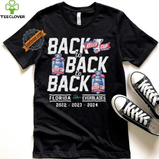 Back To Back To Back Florida Everblades 2022–2023–2024 Hawaiian Shirt