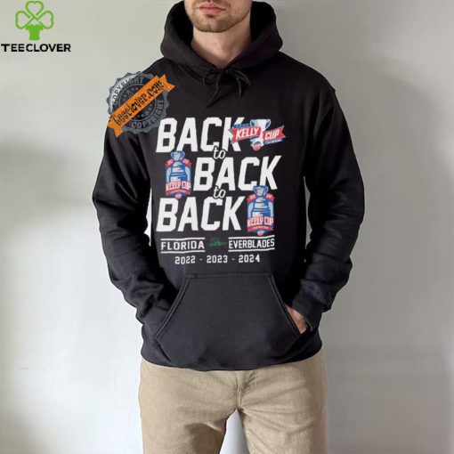 Back To Back To Back Florida Everblades 2022–2023–2024 Hawaiian Shirt