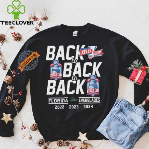 Back To Back To Back Florida Everblades 2022–2023–2024 Hawaiian Shirt