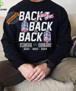 Back To Back To Back Florida Everblades 2022–2023–2024 Hawaiian Shirt