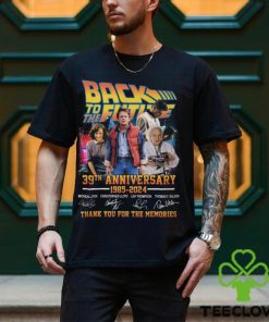 Back To The Future 39th Anniversary 1985 – 2024 Thank You For The Memories T Shirt