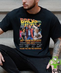 Back To The Future 39th Anniversary 1985 – 2024 Thank You For The Memories T Shirt 1 Back To The Future 39th Anniversary 1985 – 2024 Thank You For The Memories T Shirt