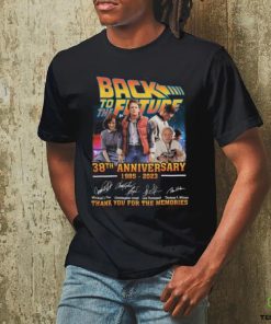 Back To The Future Film 38th Anniversary 1985 – 2023 Thank You For The Memories T Shirt