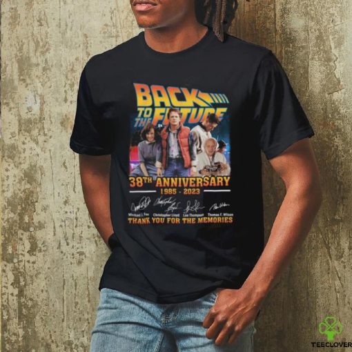 Back To The Future Film 38th Anniversary 1985 – 2023 Thank You For The Memories T Shirt
