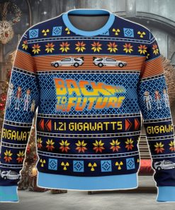 Back To The Future Ugly Christmas Sweater 3D Gift For Men And Women
