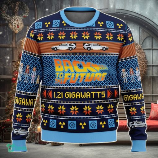 Back To The Future Ugly Christmas Sweater 3D Gift For Men And Women