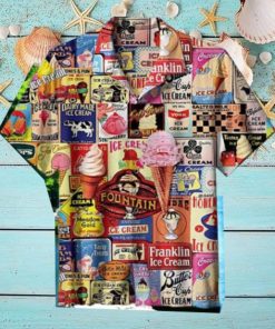 Back To The Old Days Ice Cream A Nickel Hawaiian Shirt Impressive Gift