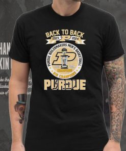 Back to back 2023 2024 Purdue Boilermakers men’s basketball Big Ten Champions logo shirt