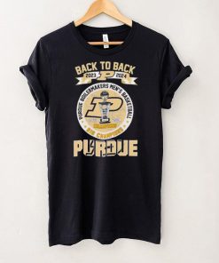Back to back 2023 2024 Purdue Boilermakers men’s basketball Big Ten Champions logo shirt