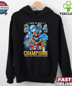 Back to back 2024 NFC North Division Champions Detroit Lions mascot shirt