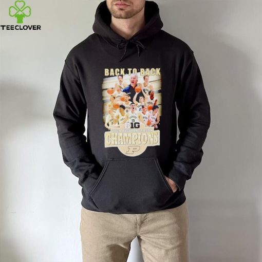 Back to back B1G 2024 regular season Champions Purdue Boilermakers shirt