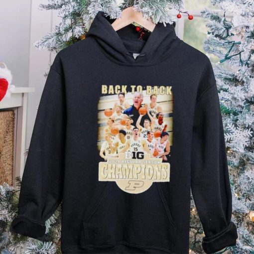Back to back B1G 2024 regular season Champions Purdue Boilermakers shirt