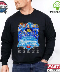 Back to back NFC North Champions Detroit Lions Football 2023 2024 signatures shirt