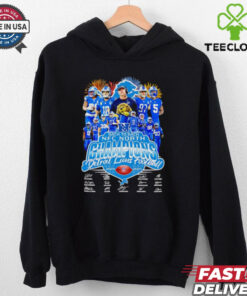 Back to back NFC North Champions Detroit Lions Football 2023 2024 signatures shirt