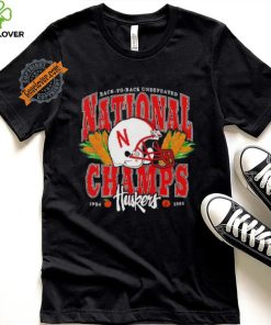 Back to back undefeated national champs 1994 1995 Nebraska Huskers shirt