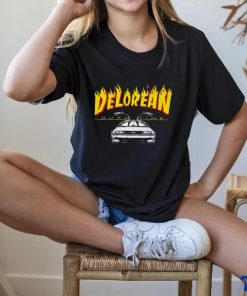 Back to the Future Delorean Outatime Back to Flames shirt
