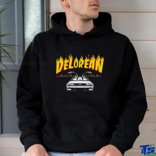 Back to the Future Delorean Outatime Back to Flames shirt