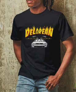 Back to the Future Delorean Outatime Back to Flames shirt