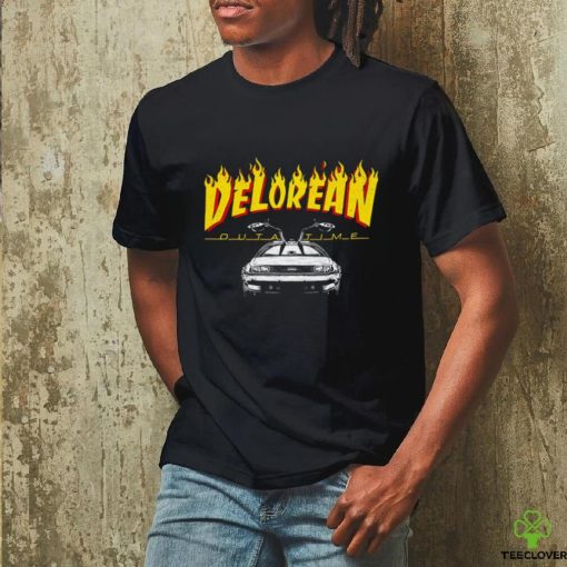 Back to the Future Delorean Outatime Back to Flames shirt