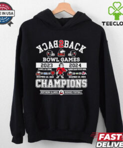 Back2back 2023 24 Bowl Games Champions Northern Illinois Huskies Football shirt