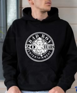 Bad Boy Entertainment 20 years logo shirt