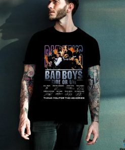 Bad Boys Ride Or Die Thank You For The Memories Signatures hoodie, sweater, longsleeve, shirt v-neck, t-shirt