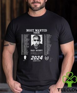 Bad Bunny Most Wanted Tour 2024 T Shirt 2 Bad Bunny Most Wanted Tour 2024 T Shirt