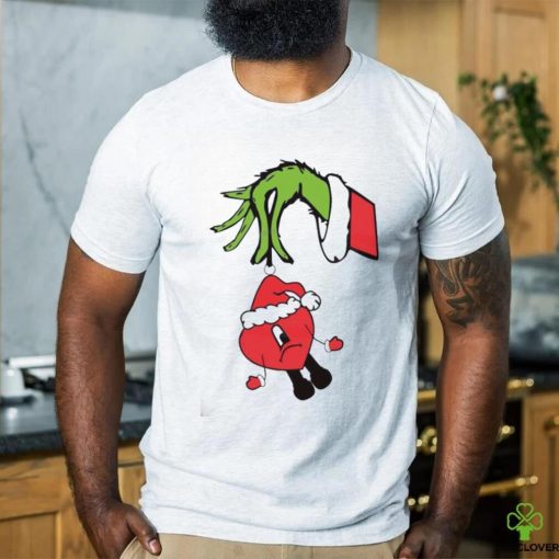 Bad Bunny Ornament Grinch Hand Shirt