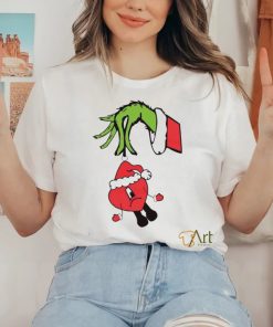 Bad Bunny Ornament Grinch Hand Shirt